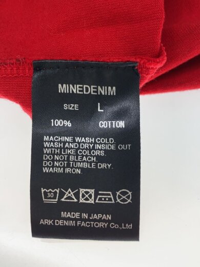 商品画像：Tシャツ/L/コットン/RED/ボーダー/2305-6001-17-L2// 4