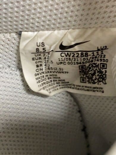 商品画像：AIR FORCE 1 07_エアフォース 1 07/26.5cm/WHT/コットン// 7