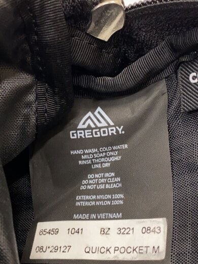 商品画像：QUICK POKET M/ショルダーバッグ/ナイロン/GRY/無地/65459 5