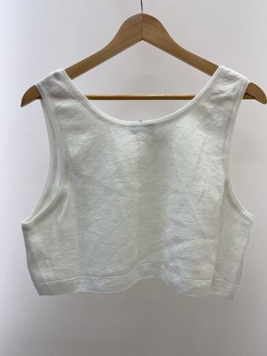 商品画像：マイクロプリーツニットタンクトップ/クロップド/36/コットン/WHT/AA9H1265K083B 2