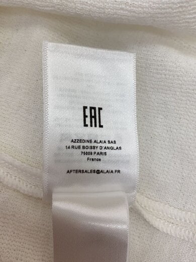 商品画像：マイクロプリーツニットタンクトップ/クロップド/36/コットン/WHT/AA9H1265K083B 6