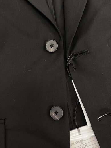 商品画像：トロピカルウールショートスリーブジャケット/0/ウール/BLK/無地/8822-209-0041-0930 5