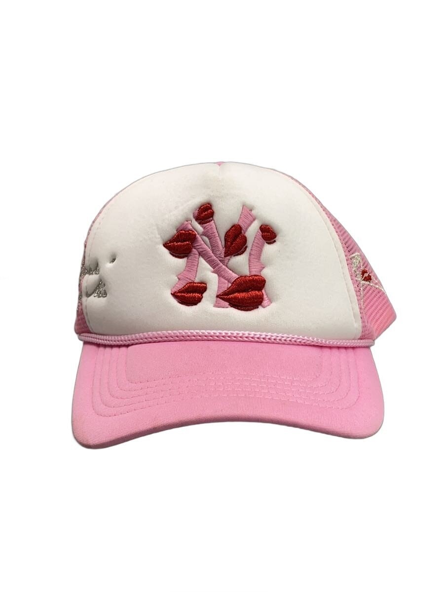 LA ROPA / ヤンキースロゴ/メッシュキャップ/--/PNK/メンズ