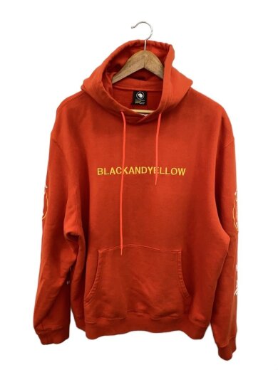 画像：RATSMC HOODIE ORANGE/パーカー/XL/コットン/ORN/プリント/21RTC-09031
