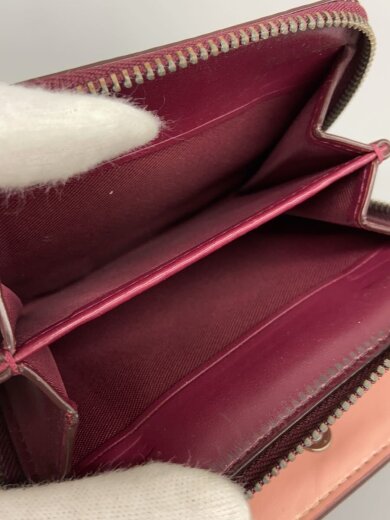 商品画像：ビルフォールドウォレットウィズレキシー/2つ折り財布/レザー/PNK/総柄/レディース 5