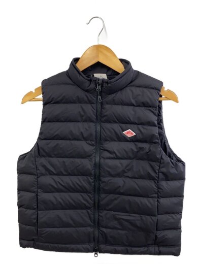 商品画像：ミドルダウン スタンドカラー ベスト/M/ナイロン/BLK/dt-a0 1