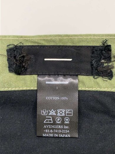 商品画像：slash seam HBT cargo/カーゴパンツ/1/コットン/GRN 4