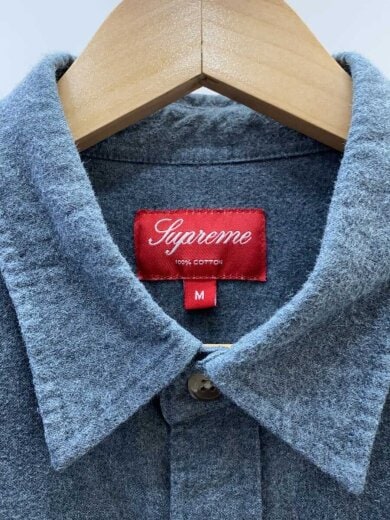 商品画像：長袖シャツ/M/コットン/GRY 4