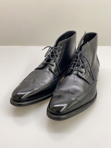 商品画像：ウイングチップチャッカブーツ/26cm/BLK/レザー/822r 2