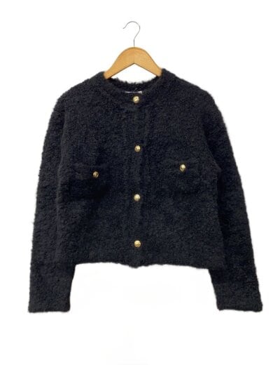 商品画像：Knit ジャケット/FREE/アルパカ/BLK/25-010-520-8100-3-0// 1