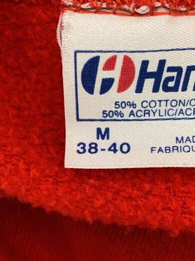 商品画像：annie/アニー/90s/old/used/スウェット/M/コットン/RED 4