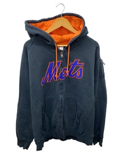 商品画像：90-00s/NIKE TEAM/Mets/ジップパーカー/XXL/コットン/BLK// 1