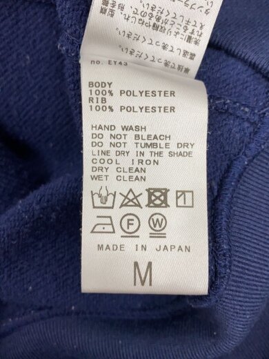 商品画像：パーカー/M/ポリエステル/NVY/プリント/23-070-340-9000-3-0 4