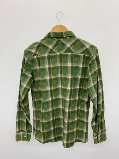 商品画像：cootie productions/flammel check/ネルシャツ/M/コットン/GRN/チェック 2