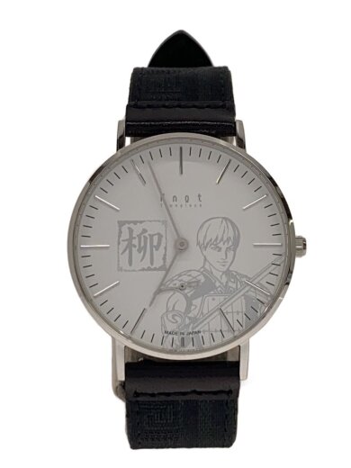 商品画像：Makers watch Knot/クォーツ腕時計/アナログ/レザー/WHT/BLK/トリプルコラボ 1