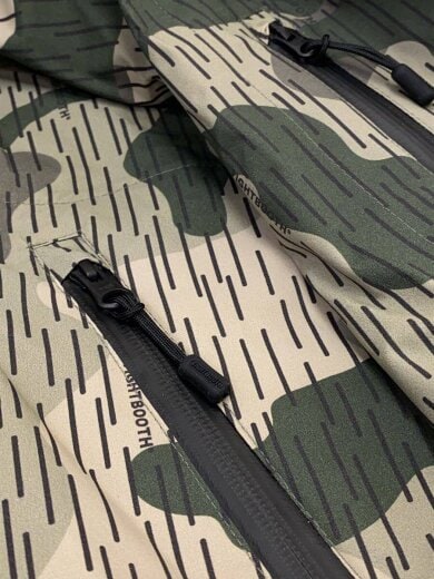 商品画像：rain camo 3 layer mountain parka/L/ポリエステル/KHK/カモフラ 8