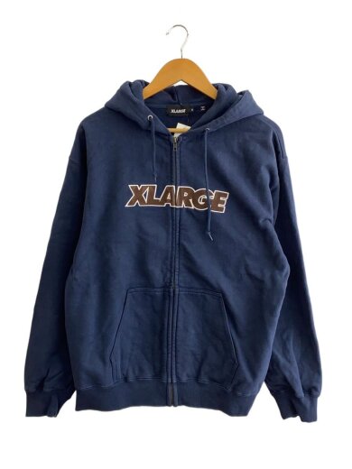 商品画像：STANDARD LOGO ZIP UP HOODED /ジップパーカー/S/ネイビー/101254012012// 1