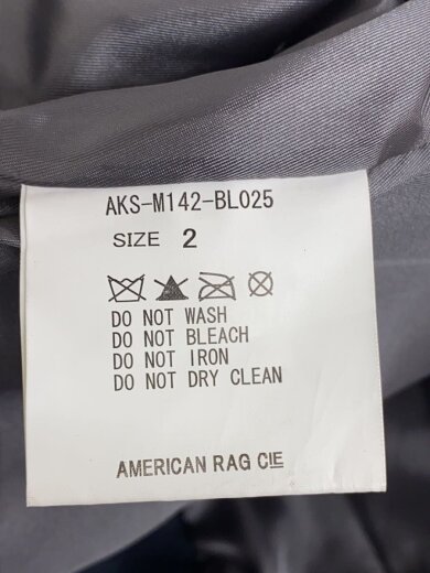 商品画像：レザージャケット・ブルゾン/2/牛革/NVY/AKS-M142-BL025 4