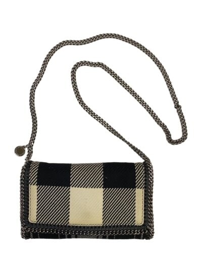 商品画像：ショルダーバッグ/コットン/BLK/チェック/291622 1