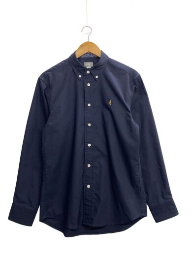 商品画像：L/S HIM RIDGE SHIRT_ロングスリーブヒムリッジシャツ/M/ポリエステル/BLK/無地 1