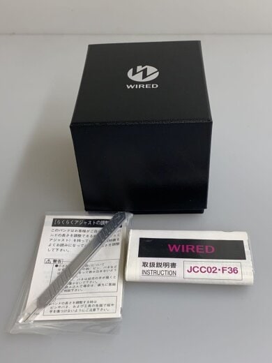 商品画像：クォーツ腕時計/アナログ/ステンレス/BLK/BLK/SS/VD57-KBH0// 6