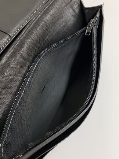 商品画像：2つ折り財布/レザー/BLK/メンズ// 5