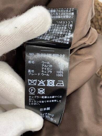 商品画像：ツイードブレザー/25AW/FREE/ウール/BRW/無地/25-010-500-8020// 4