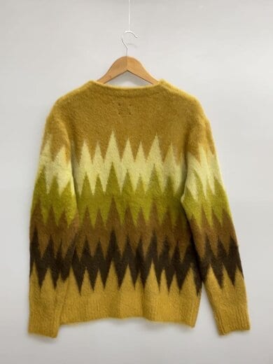 商品画像：22AW Mohair Cardigan Zigzag/カーディガン(厚手)/L/モヘア/CML/LQ274// 2