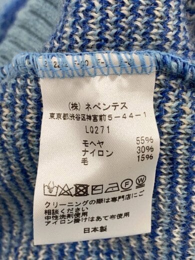 商品画像：22AW/Mohair Cardigan/カーディガン(厚手)/S/モヘア/BLU/無地/LQ271// 4