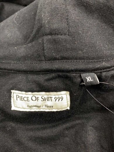 商品画像：piece of shit 999/ジップパーカー/XL/コットン/BLK// 3