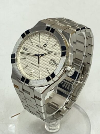 商品画像：AIKON/自動巻腕時計/アナログ/ステンレス/WHT/SLV/AI6008-SS002-130-1 2