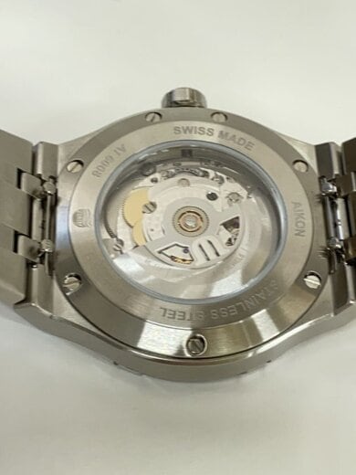 商品画像：AIKON/自動巻腕時計/アナログ/ステンレス/WHT/SLV/AI6008-SS002-130-1 3