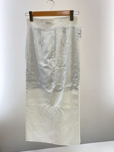 商品画像：ZIP TIGHT SKIRTS/36/ナイロン/WHT/無地/26-060-240-5100// 2