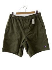 FIELD BAKER SHORTS_フィールドベイカーショーツ/34/ポリエステル/KHK/ストライプ