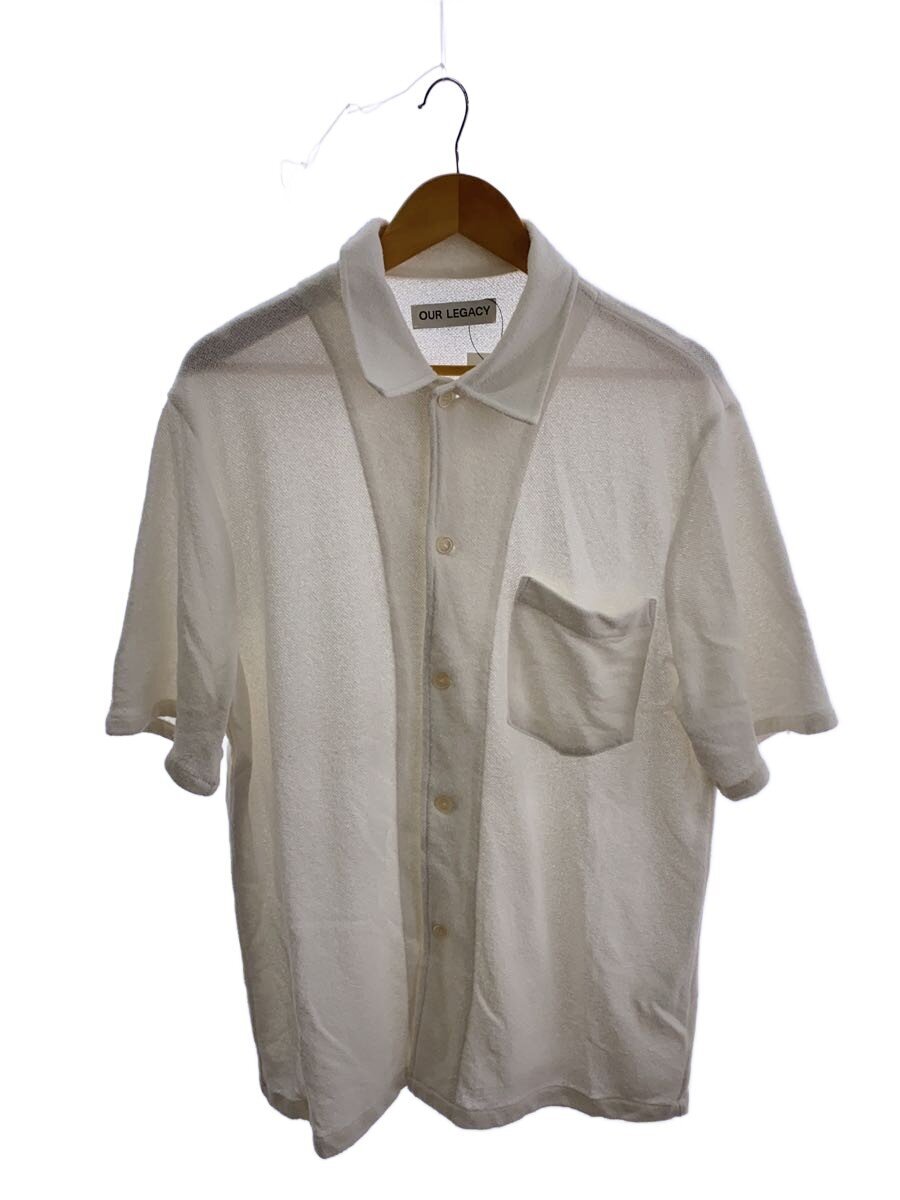 OUR LEGACY / BOX SHIRT SHORT SLEEVE/半袖シャツ/48/ポリエステル/無地/M2202BO