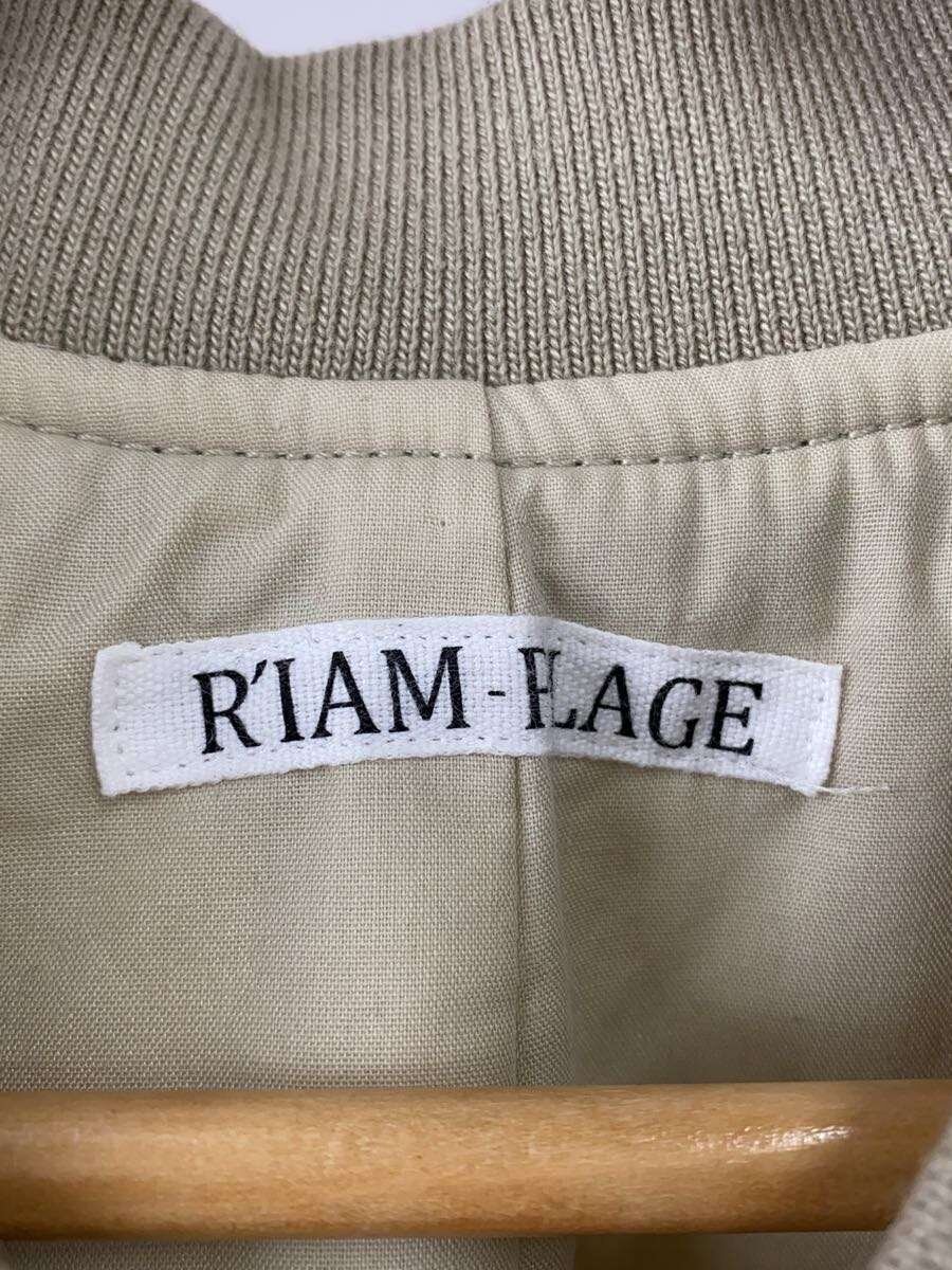R’IAM-PLAGE / MA-1/ジャケット/--/ナイロン/BEG/無地/23-011-922-6020-1-0