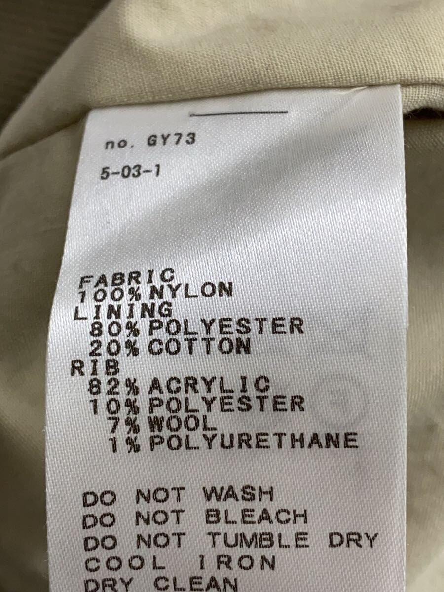 R’IAM-PLAGE / MA-1/ジャケット/--/ナイロン/BEG/無地/23-011-922-6020-1-0