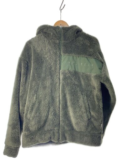 商品画像：フリースジャケット/S-M/ポリエステル/GRN/無地/REC 542 1