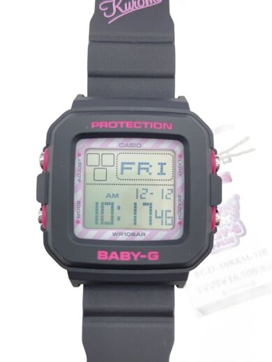 商品画像：BABY-G/クロミ/デジタル/ラバー/BLK/SS/BGD-10KKM 1
