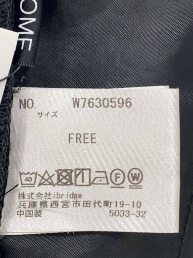 商品画像：ボトム/FREE/ナイロン/BLK/無地/W7630596 5