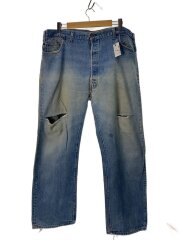 80s/83年製/USA製/501/ビックサイズダメージデニム/ボトム/--/デニム/BLU