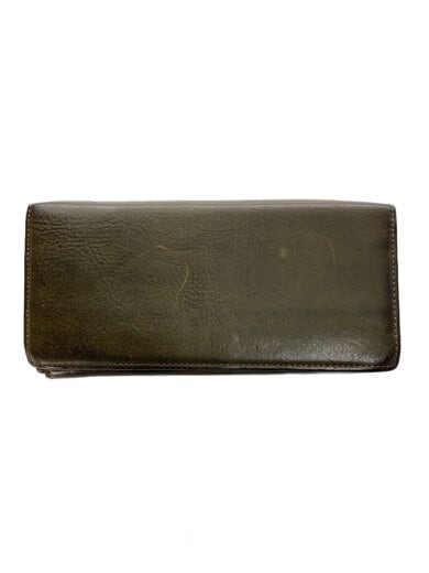 商品画像：長財布/レザー/KHK/無地/メンズ 1