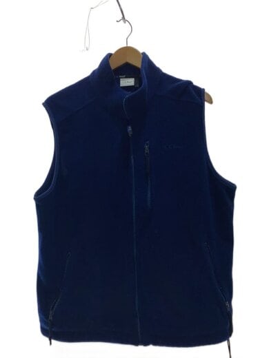 商品画像：フリースベスト/--/ポリエステル/NVY/無地 1