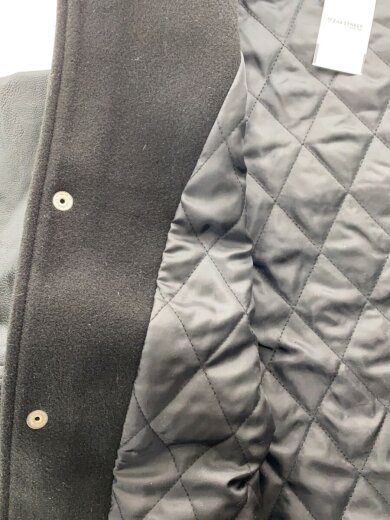 商品画像：スタジャン/M/ポリエステル/BLK/無地/4440-6600 6