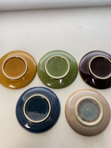 商品画像：虚空蔵窯/カップ＆ソーサー/グラス/10点セット/マルチカラー/九谷焼 6