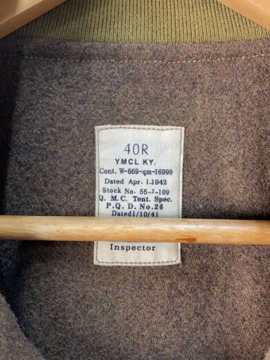 商品画像：タンカージャケット/第2機甲師団パッチ/フライトジャケット/40/コットン/BEG/55-J-109 3