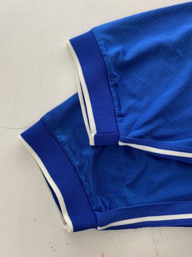 商品画像：90s/98年製イタリアゲームシャツ/ポロシャツ/L/ポリエステル/BLU/無地 5