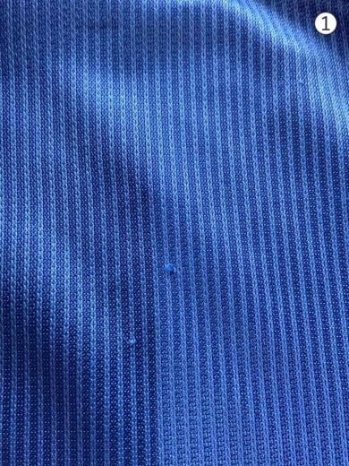 商品画像：90s/98年製イタリアゲームシャツ/ポロシャツ/L/ポリエステル/BLU/無地 6