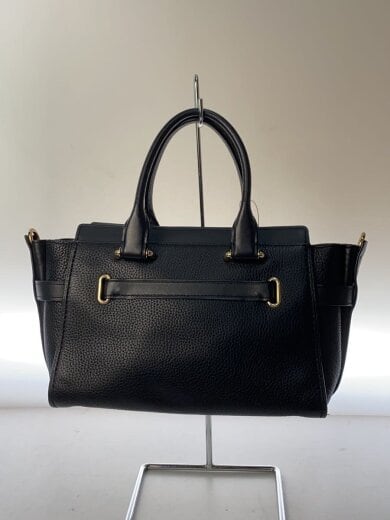 商品画像：ショルダーバッグ/レザー/BLK/無地/87295// 3