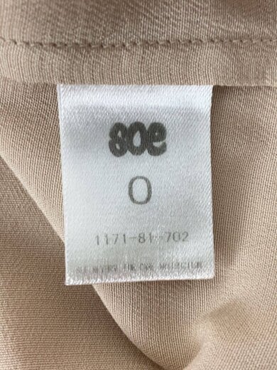 商品画像：長袖シャツ/0/レーヨン/BEG/無地/1171-81-702 4